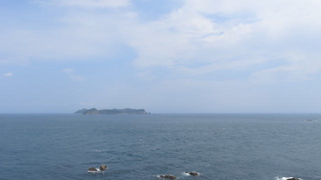 蒲生田岬から見た風景