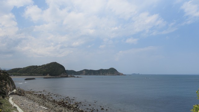 蒲生田岬から見た風景